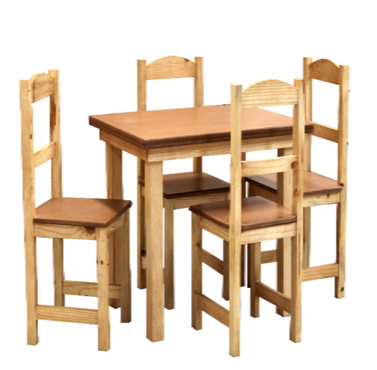 5Pc Table & Chairs