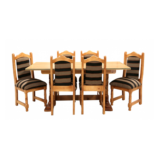 7Pc Chantelle Dining Room Suit Imbuia NA