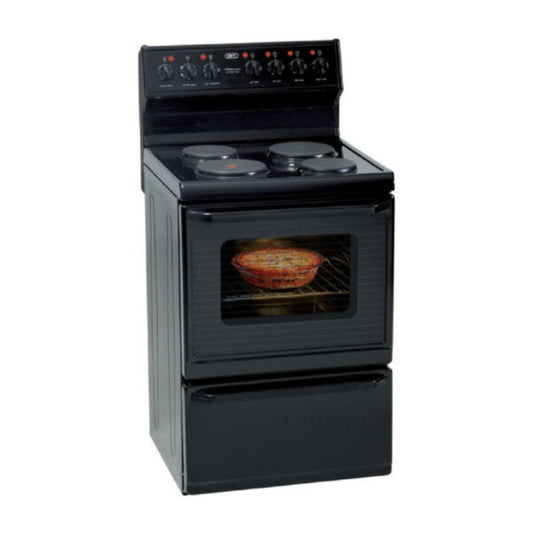 Defy 621 4 Plate Stove - Black