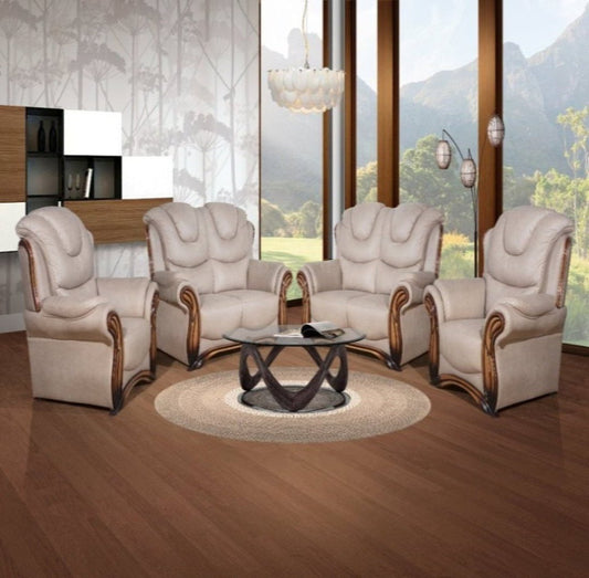 4Pc Windsor Lounge Suite - Beige